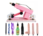 Hismith Pembe Sex Makinesi +1 Vajina + 5 Vibratör+Çubuk Komple Set