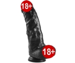 Huge Dildo 28 Cm Bükülebilen Yumuşak Realistik Siyah Dildo