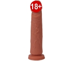 Hunter Özel Yumuşak Dokulu Çift Katmanlı Silikon Realistik 20 Cm Penis Dildo  Hunter Özel Yumuşak Dokulu Çift Katmanlı Silikon Realistik 20 Cm Penis Dildo