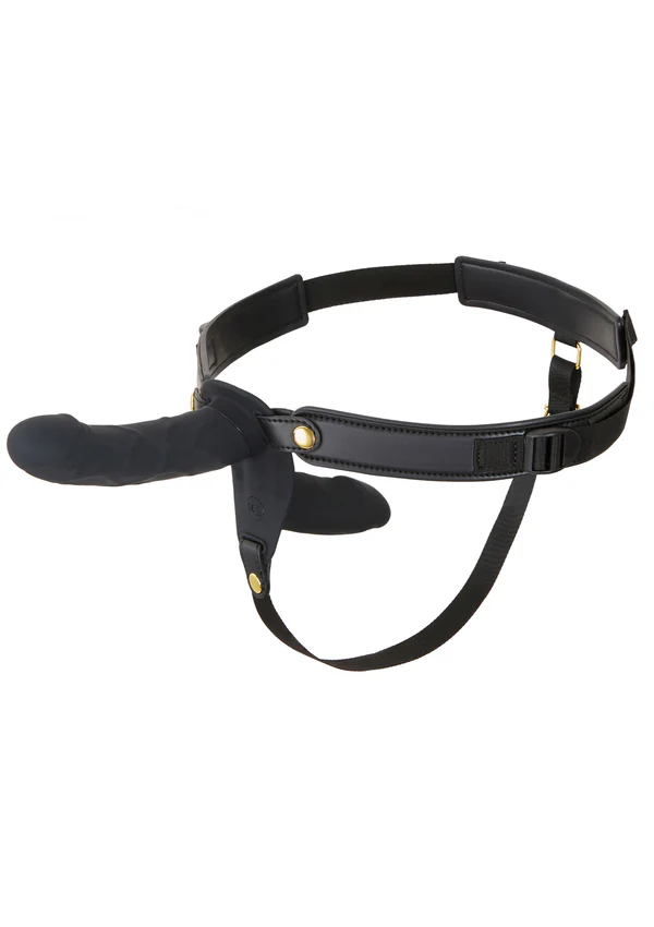 Inferno 14 Cm Kumandalı ve Şarjlı Bi-Seksüel Strap On Dildo