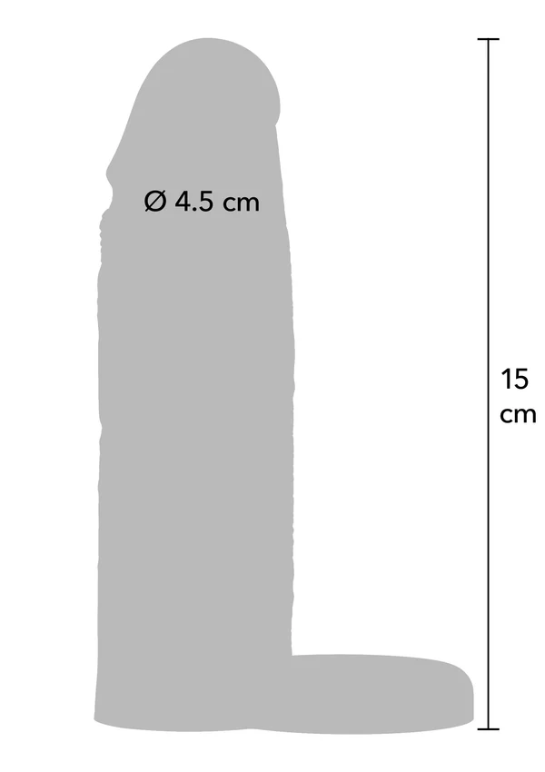 Inferno 15 Cm Liquid Gerçekçi Silicone Realistik Penis Kılıfı	