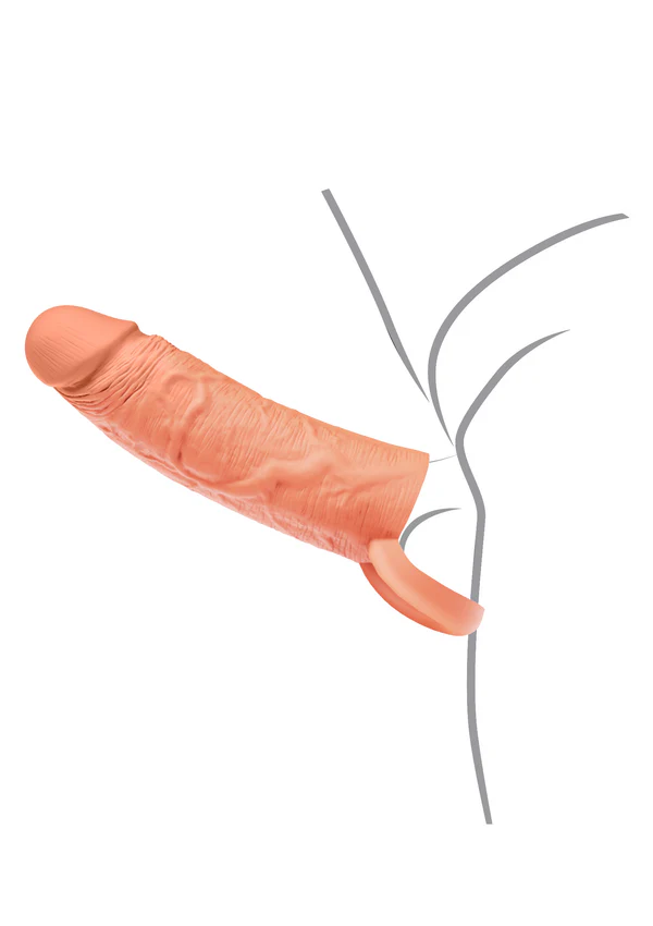 Inferno 18 Cm Liquid Silicone Realistik Penis Kılıfı