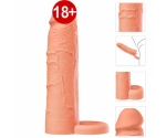 Inferno 18 Cm Liquid Silicone Realistik Penis Kılıfı
