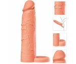 Inferno 18 Cm Liquid Silicone Realistik Penis Kılıfı