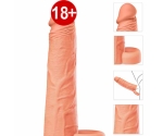 Inferno Halkalı 20 Cm Liquid Silicone Gerçekçi Penis Kılıfı