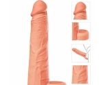 Inferno Halkalı 20 Cm Liquid Silicone Gerçekçi Penis Kılıfı
