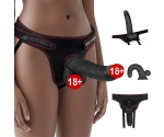 Ingen Easy Strap On 21 Cm Siyah Belden Bağlamalı Realistik Penis Ingen Easy Strap On 21 Cm Siyah Belden Bağlamalı Realistik Penis