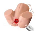 Ingrid Emiş Yapabilen Titreşimli Ve Uzaktan Kumandalı Realsitk Yarım Vücut Mastürbatör