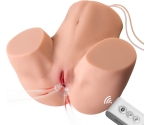 Ingrid Emiş Yapabilen Titreşimli Ve Uzaktan Kumandalı Realsitk Yarım Vücut Mastürbatör