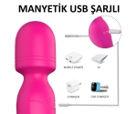 Iris 9 Modlu Ultra Güçlü Titreşimli Çift Taraflı Kullanılabilen Isıtmalı Masaj Vibratör