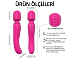 Iris 9 Modlu Ultra Güçlü Titreşimli Çift Taraflı Kullanılabilen Isıtmalı Masaj Vibratör