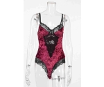 Kadife Body Gecelik Babydoll Çok Renkli