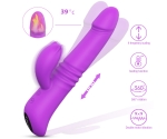 Kaya İleri Geri Hareketli Sıcaklık Modlu 9 Modlu Titreşim Lüks Silikon Vibratör