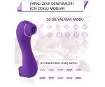 Kaylee 10 Emiş Modlu & 10 Modlu Dil Hareketli Mini Vibratör Kaylee 10 Emiş Modlu & 10 Modlu Dil Hareketli Mini Vibratör