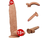 King Sized 30 Cm Özel Seri Kalın Damarlı Realistik Penis