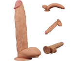 King Sized 30 Cm Özel Seri Kalın Damarlı Realistik Penis