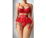 Kırmızı Seksi Erotik Jartiyer Takım Kırmızı Seksi Erotik Jartiyer Takım