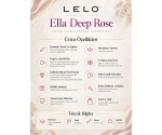 Lelo Ella Deep Rose G-Bölgesi Özel Titreşimsiz Dildo Vibratör