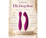 Lelo Ella Deep Rose G-Bölgesi Özel Titreşimsiz Dildo Vibratör