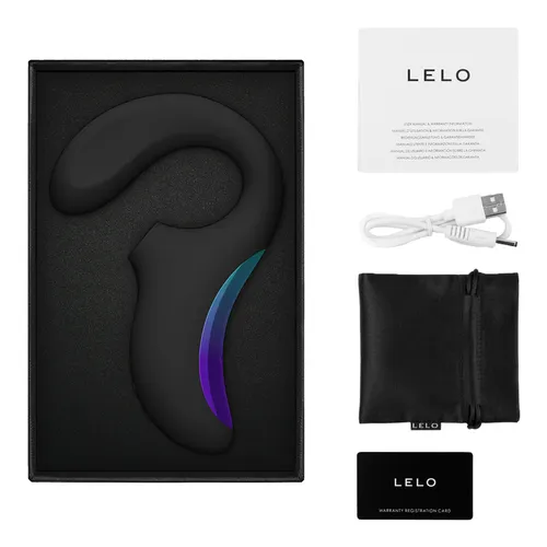 Lelo Enigma Wave Black Klitoris Uyarıcı Siyah Vibratör