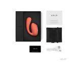 Lelo Ida Wave Coral Red App Kontrol Dönen Parmak Hareketli ve Titreşimli Vibratör