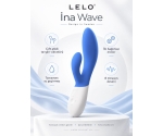 Lelo İna Wave 2 California Sky G-Bölgesi ve Klitoris Özel Titreşimli Rabbit Vibratör 