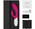 Lelo Ina Wave 2 Cerise G-Bölgesi ve Klitoris Özel Titreşimli Rabbit Vibratör 