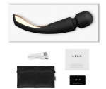 Lelo Smart Wand 2 Black Akıllı Sensörlü Çok Yönlü Büyük Boy Masaj Aleti (KUTU HASARLI)
