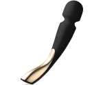 Lelo Smart Wand 2 Medium Black Orta Boy Çok Güçlü Masaj Aleti(KUTU HASARLI)