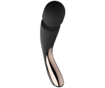 Lelo Smart Wand 2 Medium Black Orta Boy Çok Güçlü Masaj Aleti(KUTU HASARLI)