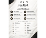 Lelo Sona Black Klitoris Uyarıcı Masaj Vibratörü