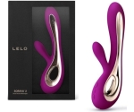 Lelo Soraya 2 Deep Rose Titreşimli G-Bölgesi ve Klitoris Uyarıcı Rabbit Vibratör