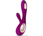 Lelo Soraya Wave Deep Rose G-Bölgesi & Klitoris Özel Rabbit Vibratör