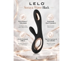 Lelo Soraya Wawe Black G-Noktası ve Klitoris Uyarıcı Premıum Rabbit Vibratör
