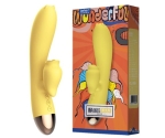Leten G-Bölgesi ve Klitoris Uyarıcı 7 Modlu Titreşimli Dil Hareketi Yapabilen Sarı Vibratör Leten G-Bölgesi ve Klitoris Uyarıcı 7 Modlu Titreşimli Dil Hareketi Yapabilen Sarı Vibratör