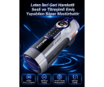 Leten New Future İleri Geri Hareketli Sesli ve Emiş Yapabilen Isıtmalı Süper Mastürbatör