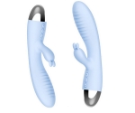 Leten Yüksek Kalite Silikon G-Bölgesi ve Klitoris Uyarıcı Şarjlı Vİbratör-Mavi