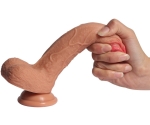 Little Dean 20 cm Çift Katman Ekstra Yumuşak Realistik Penis