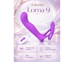 Lorna Çift İlişki İçin Penise Takılan Kumandalı Penis Halkası Vibratör