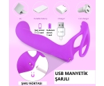Lorna Çift İlişki İçin Penise Takılan Kumandalı Penis Halkası Vibratör