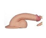 Love Toy 20 Cm 10 Modlu Titreşimli Ultra Yumuşak Kemerli Penis - LV1094 Love Toy 20 Cm 10 Modlu Titreşimli Ultra Yumuşak Kemerli Penis - LV1094