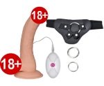 Love Toy 20 Cm 10 Modlu Titreşimli Ultra Yumuşak Kemerli Penis - LV1094 Love Toy 20 Cm 10 Modlu Titreşimli Ultra Yumuşak Kemerli Penis - LV1094