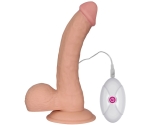 Lovetoy 20 Cm 10 Modlu Titreşimli Ultra Yumuşak Realistik Penis - LV1094