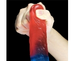 Lovetoy Çift Renkli Ultra Yumuşak 17 Cm Jel Dildo
