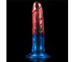 Lovetoy Çift Renkli Ultra Yumuşak 17 Cm Jel Dildo