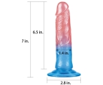 Lovetoy Çift Renkli Ultra Yumuşak 17 Cm Jel Dildo