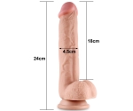 Lovetoy Hareketli Dış Yüzey Özel Seri Ultra Yumuşak 24 Cm Realistik Penis