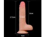 Lovetoy Hareketli Dış Yüzey Özel Seri Ultra Yumuşak 17 Cm Realistik Penis Lovetoy Hareketli Dış Yüzey Özel Seri Ultra Yumuşak 17 Cm Realistik Penis