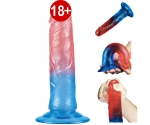 Lovetoy Çift Renkli Ultra Yumuşak 17 Cm Jel Dildo
