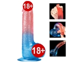 Lovetoy Çift Renkli Ultra Yumuşak 19 Cm Jel Dildo